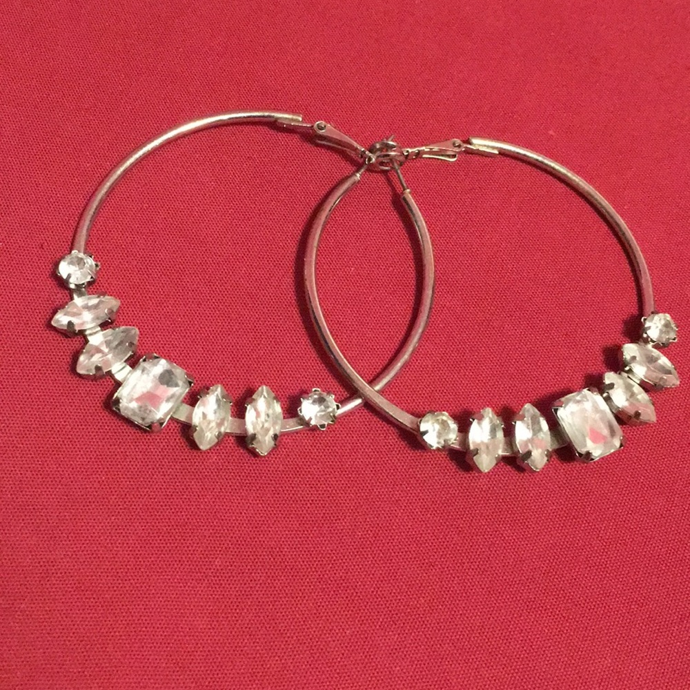 Rhinestone hoops